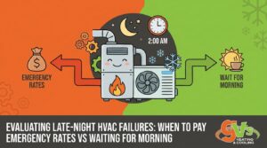 Evaluating Late-Night HVAC Failures: When to Pay Emergency Rates vs Waiting for Morning — featured image