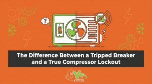 The Difference Between a Tripped Breaker and a True Compressor Lockout — featured image