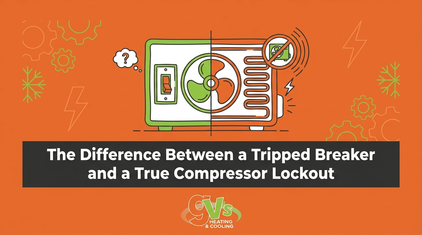 HVAC Blog 1 The Difference Between a Tripped Breaker and a True Compressor Lockout — featured image