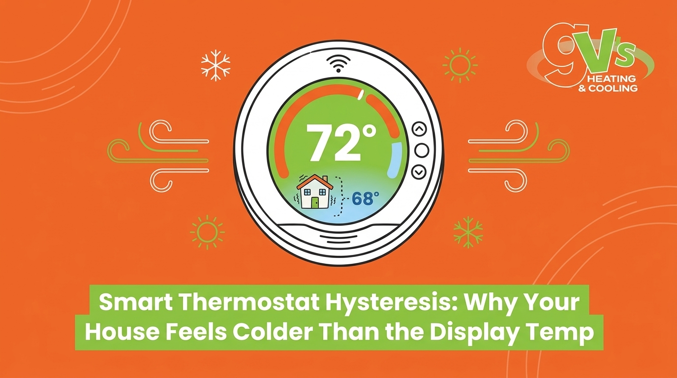 Smart Thermostat Hysteresis: Why Your House Feels Colder Than the Display Temp — featured image