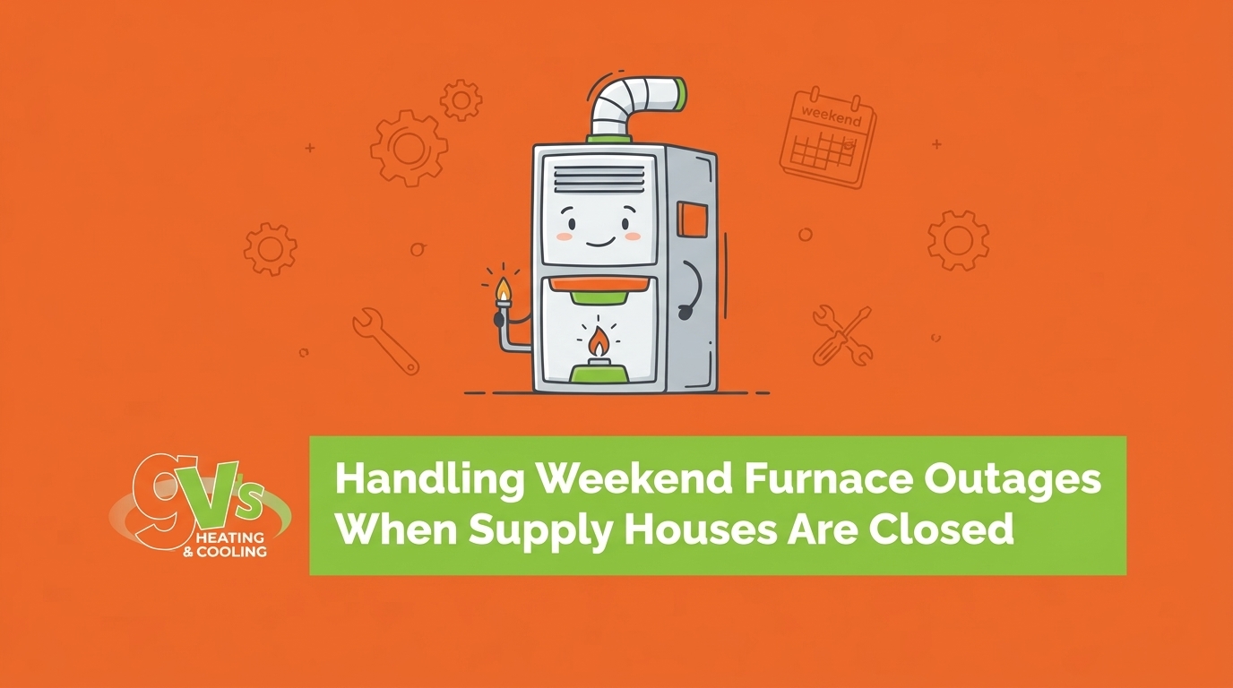 HVAC Blog 1 Handling Weekend Furnace Outages When Supply Houses Are Closed — featured image