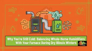 Why You're Still Cold: Balancing Whole-Home Humidifiers With Your Furnace During Dry Illinois Winters — featured image