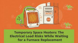 Temporary Space Heaters: The Electrical Load Risks While Waiting for a Furnace Replacement — featured image