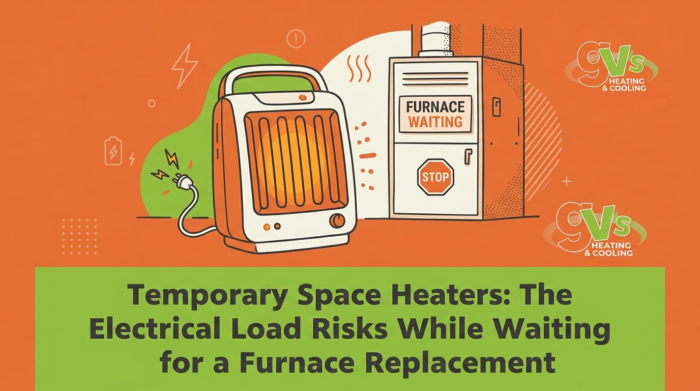 HVAC Blog 4 Temporary Space Heaters: The Electrical Load Risks While Waiting for a Furnace Replacement — featured image