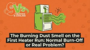 The Burning Dust Smell on the First Heater Run: Normal Burn-Off or Real Problem? — featured image